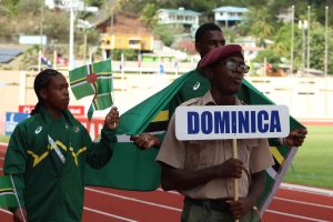 Dominica at opening ceremony of CARIFTA Games 2024