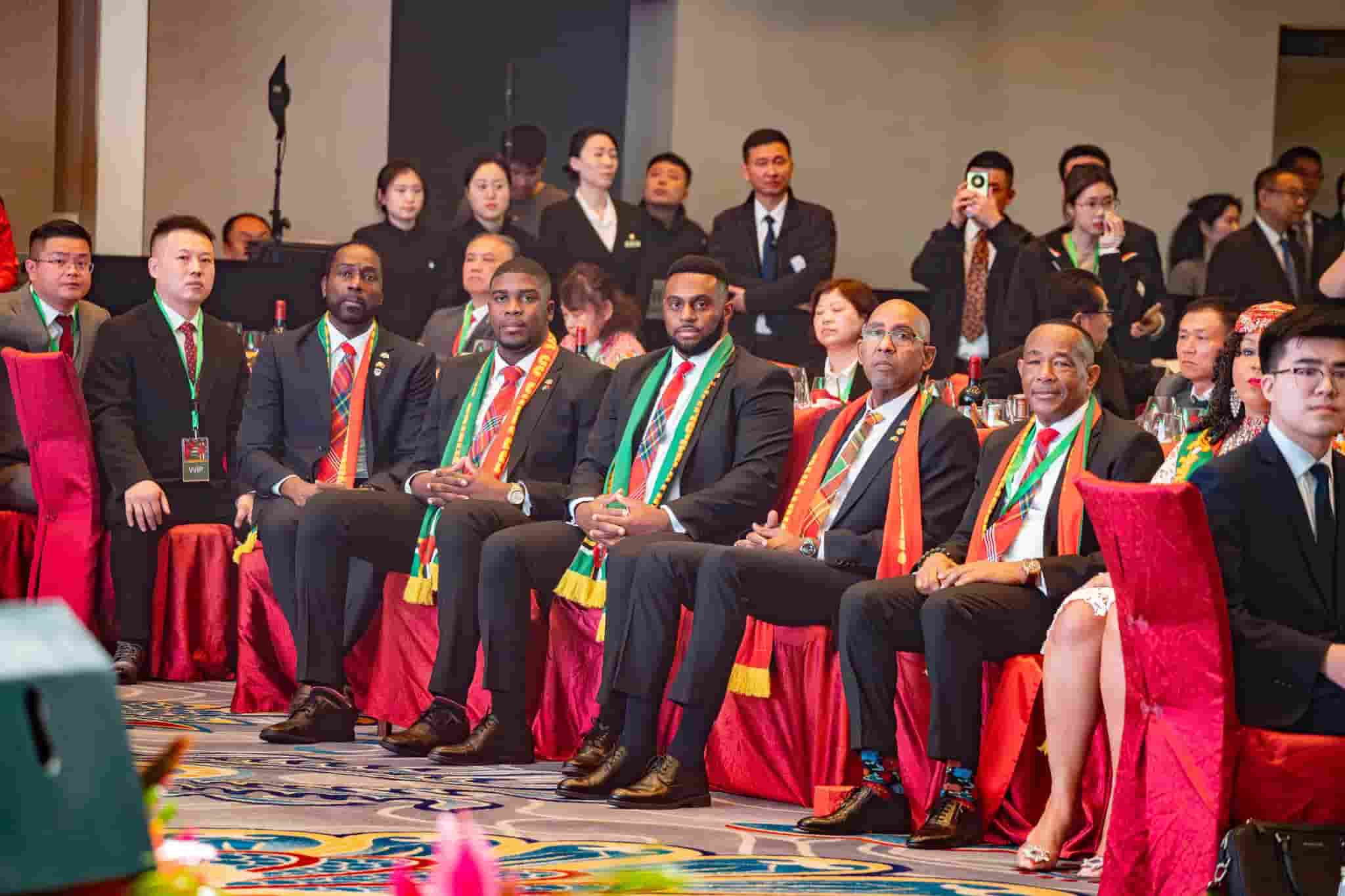 PM Skerrit at reception in China