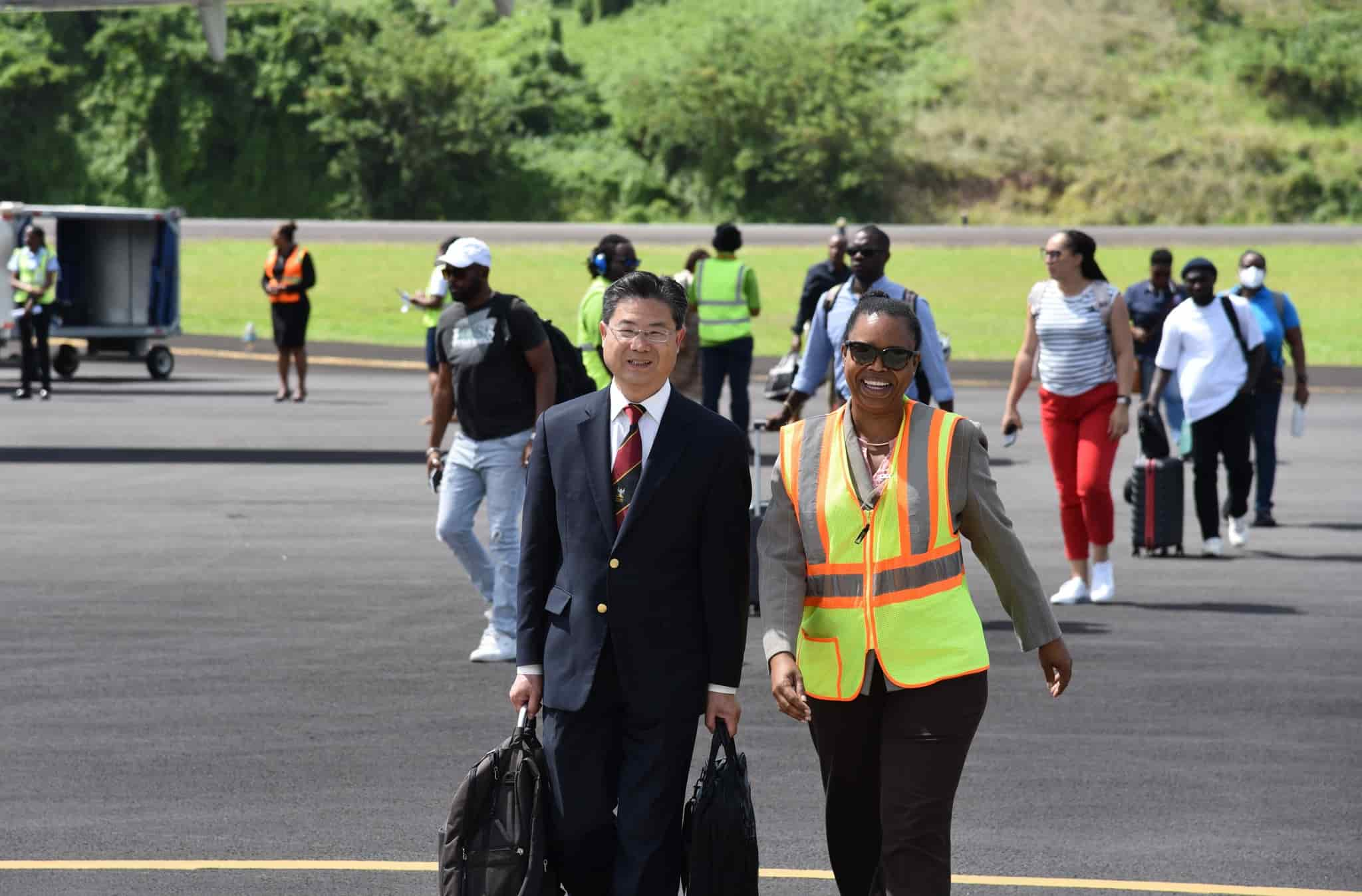 New Chinese Ambassador Chu Maoming arrives in Dominica