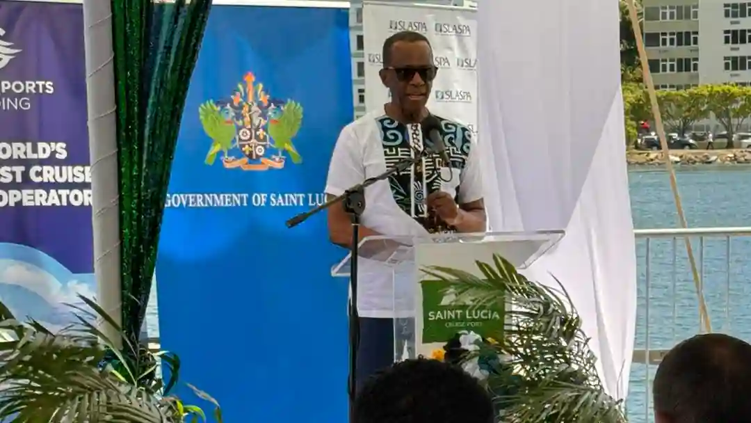 PM Philip J Pierre at ceremony