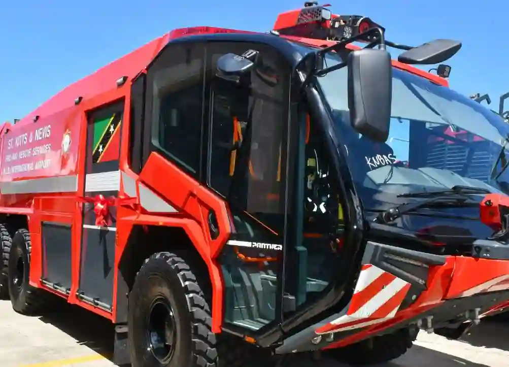 State-of-the-art 6x6 Rosenbauer Panther commissioned at RLB International Airport