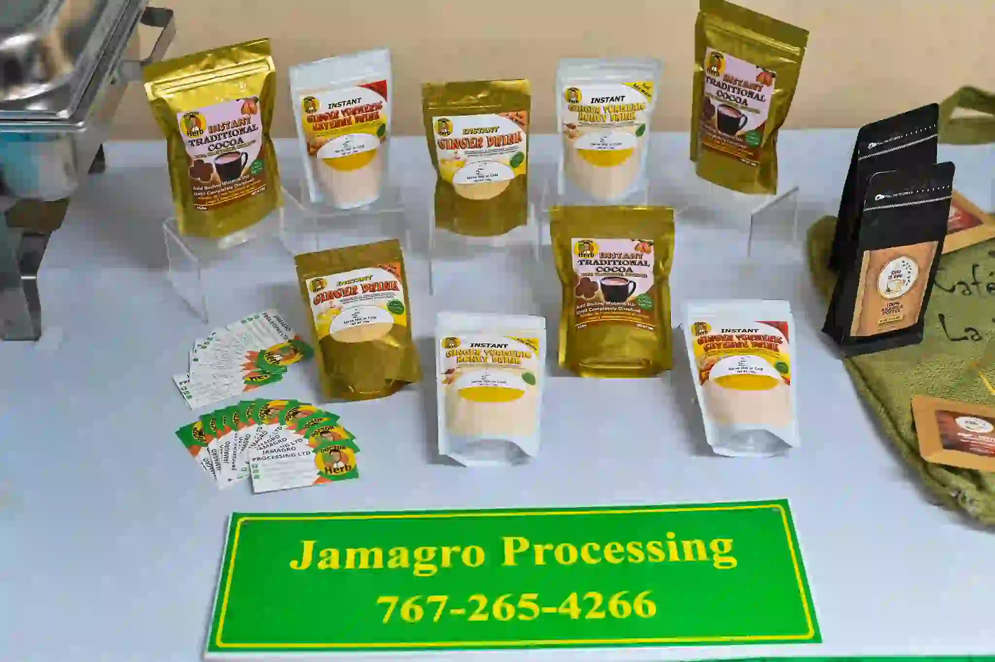 Dominica Agro-Processors with local products