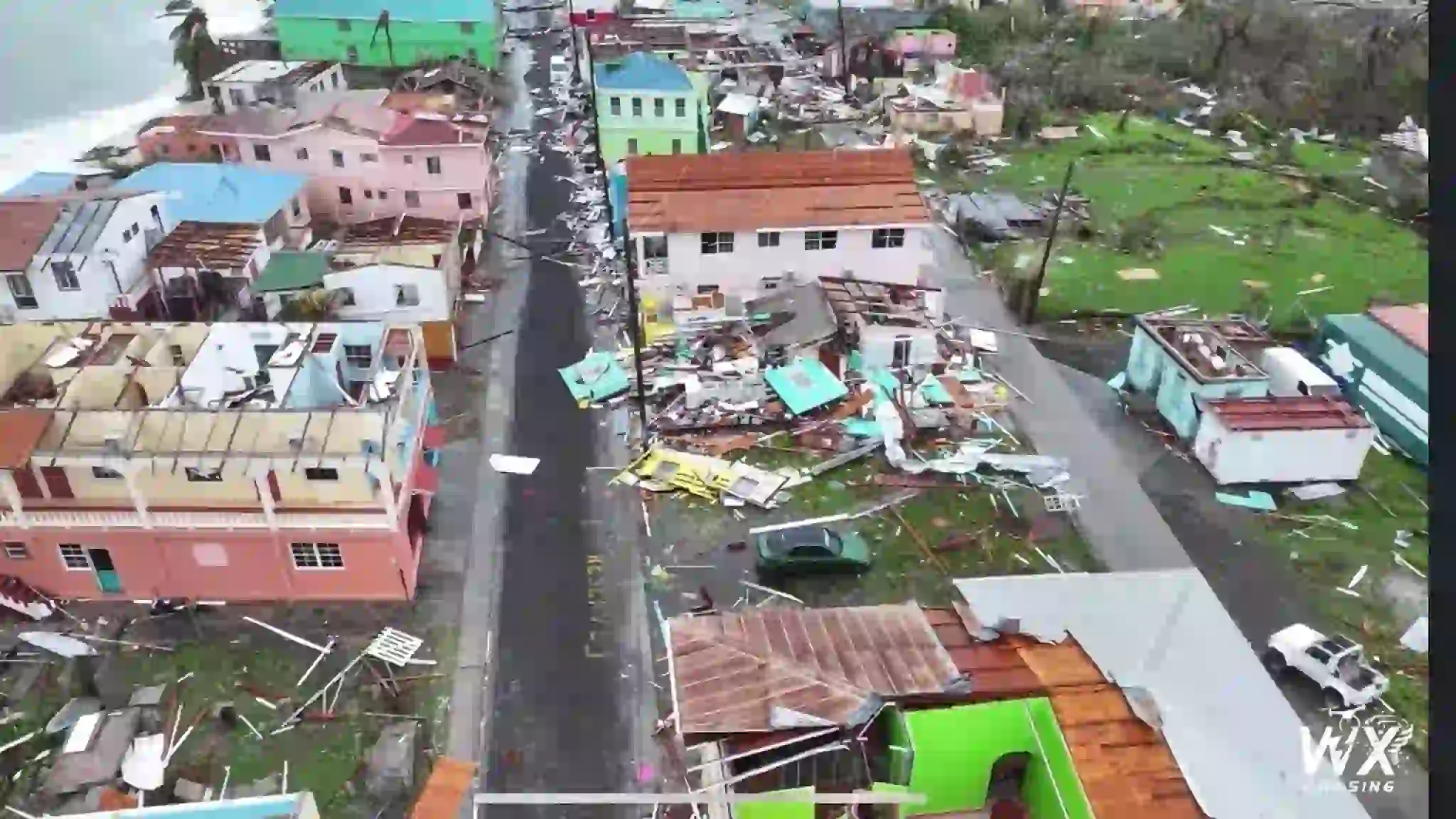 Destruction in Grenada