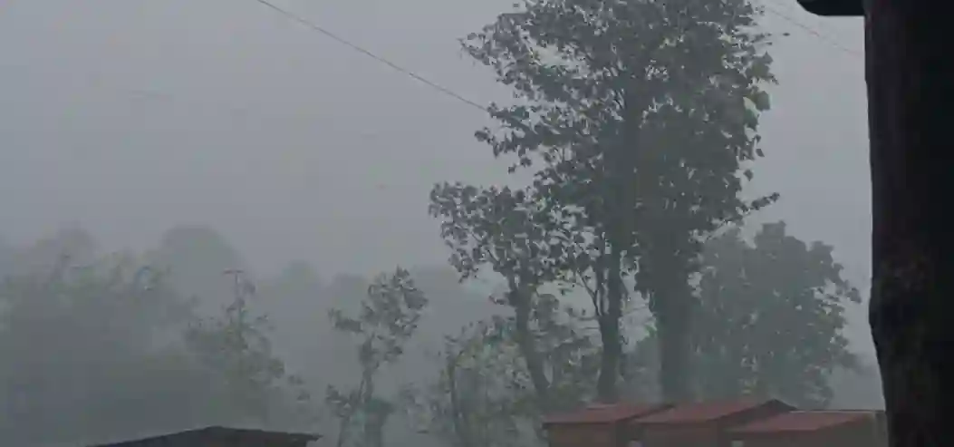 Hurricane Beryl impacting Dominica